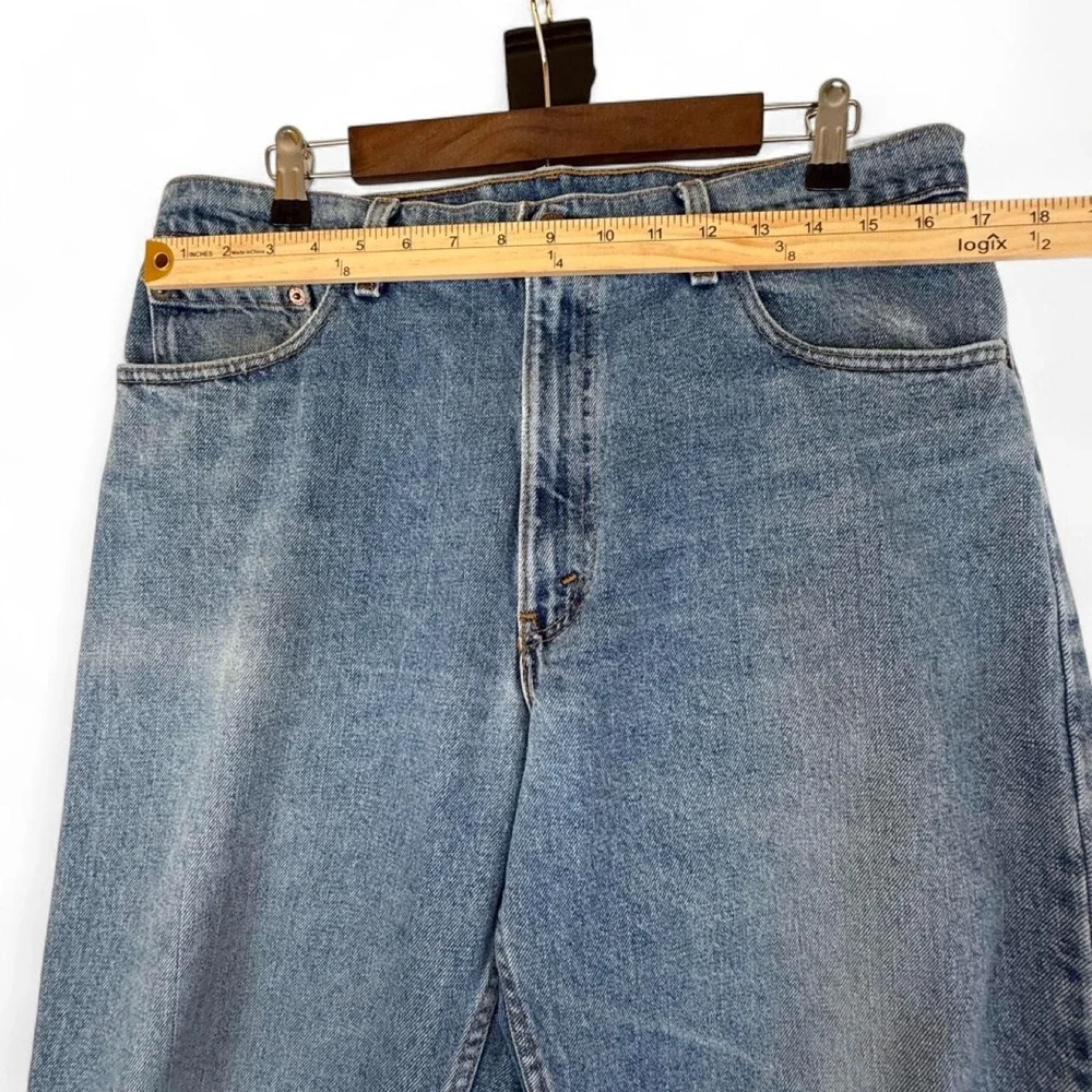 Vintage 1993 Levis 550 Jeans Mens 36x34 Made in USA Relaxed Tapered Blue Denim